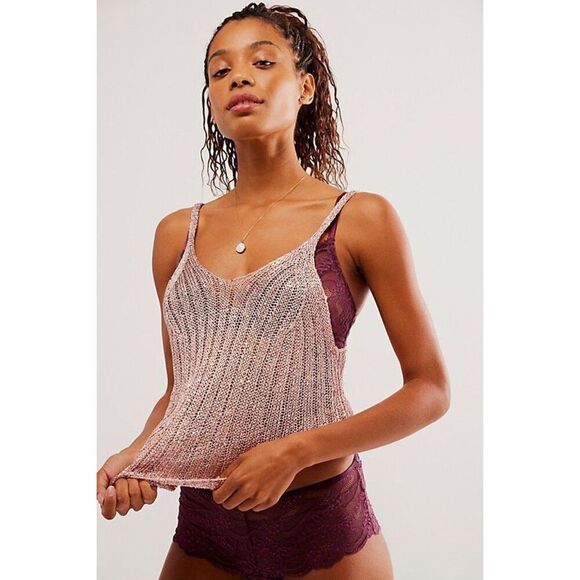 Free People All Time Fave Swit Cami Size M - Picture 1 of 8